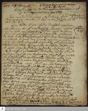 Reisetagebuch von Christian Friedrich Schwartz.