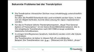 Ansätze zur Lokalisierung einer Openstreetmap basierten Weltkarte