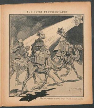 Los reyes desorientados - [Caricatura]
