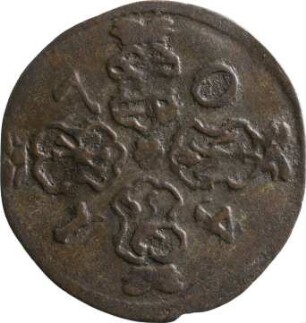 Münze, Pfennig, 1704