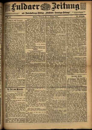 Ausgabe vom Mittwoch, den 11. Oktober 1899.