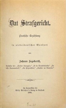 Dat Strafgericht