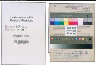 Entnazifizierung Paul Wagner , geb. 04.11.1906 (Bergmann)
