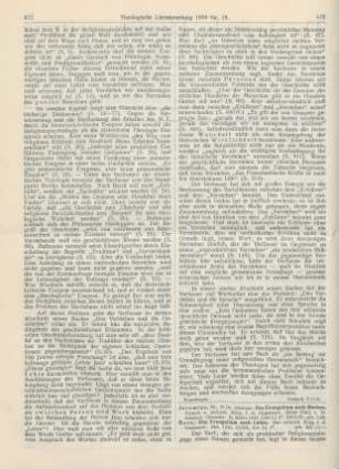 412-413 [Rezension] Jeremias, Johannes, Das Evangelium nach Lukas