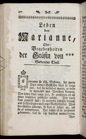 Siebender Theil.