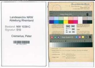 Entnazifizierung Peter Cremerius , geb. 16.09.1893 (Landrat)