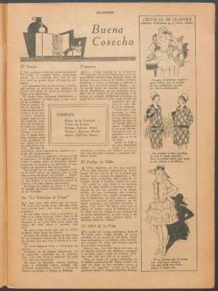 Críticas de Claudia : Siempre ingeniosas y, a veces, sabias.