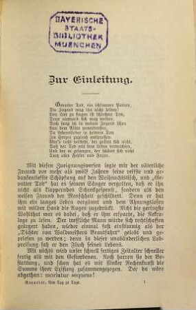 Von Tag zu Tage