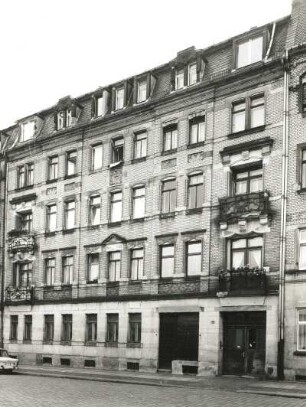 Dresden-Neustadt, Friedensstraße 20. Wohnhaus (um 1900). Straßenansicht