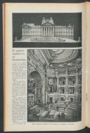 El palacio legislativo de Montevideo