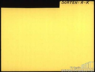 SELLERIE: Sorten A-K