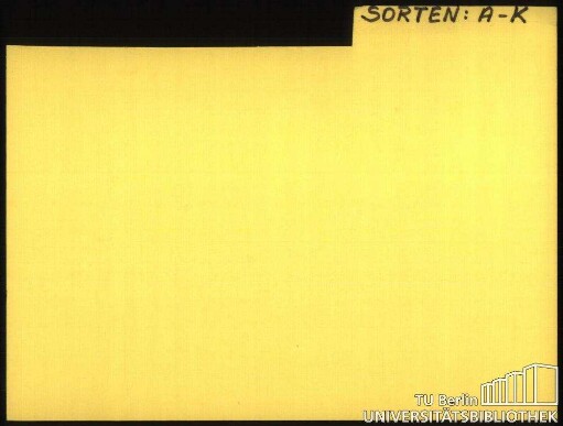 SELLERIE: Sorten A-K