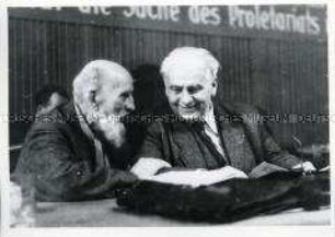 Wilhelm Pieck auf der Delegiertenkonferenz des Landesverbandes Groß-Berlin der SED