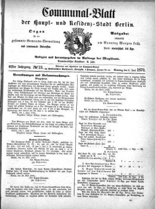 1870,23: No. 23, 5. Juni 1870