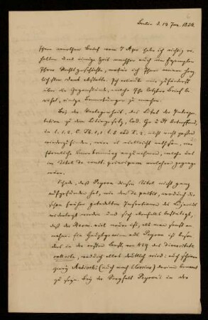 6: Brief von Friedrich August Biener an Gustav Hugo, Berlin, 13.6.1824