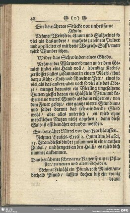 Ein bewährtes Stücke vor unheilsame Fistuln