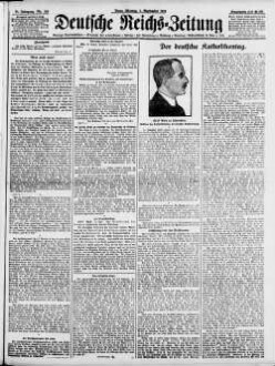 Deutsche Reichs-Zeitung. 1871-1934