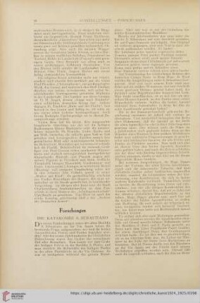 Forschungen