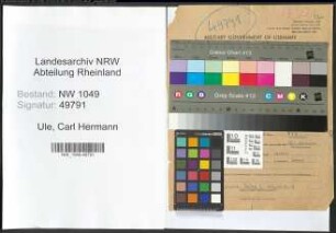 Entnazifizierung Carl Hermann Ule , geb. 26.02.1907 (Landgerichtsdirektor)