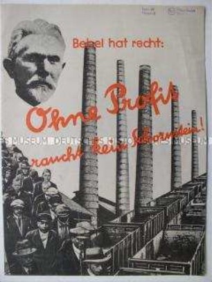 Illustrierter Sonderdruck zur Weltwirtschaftskrise mit Polemik gegen die Reparationsleistungen