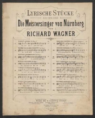 11: Quintett (für 2 Sopran, 2 Tenor und Bass)