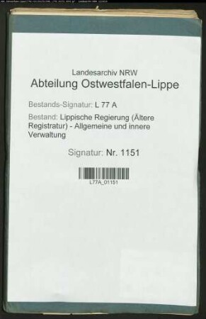 Einsendung der Wrugetabellen des Stadtgerichts Horn