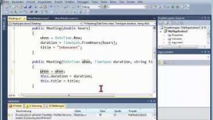 03.4a Wiederholung Klassen, Attribute, Methoden, Properties