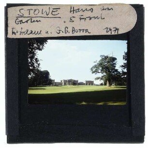 Stowe, Stowe House : Südfront