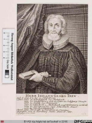 Bildnis Johann Georg Treu (Trew)