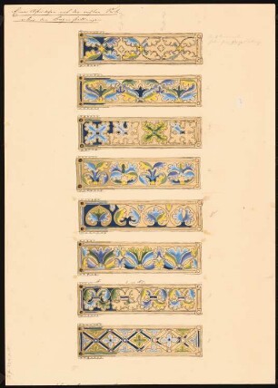 Florale Ornamente: Ansicht
