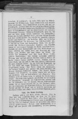 VIII. Die Stadt Haarburg.