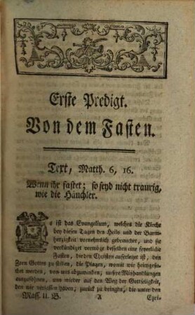 Johann Baptist Massillon, Königl. Hofpredigers und Bischofs zu Clermont, Fastenpredigten, welche vor dem Könige in Frankreich Ludwig dem Funfzehnten gehalten worden, 2