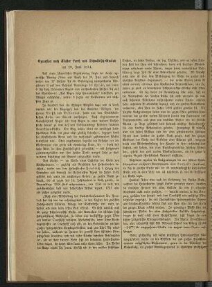 Exkursion nach Kloster Lorch und Schwäbisch-Gmünd am 29. Juni 1874