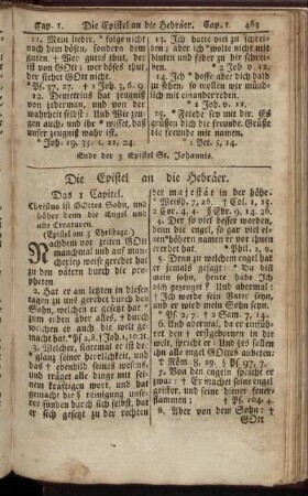 Die Epistel an die Hebräer.