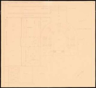 Haus der Arbeit mit Thingplatz Schinkelwettbewerb 1936: Lageplan 1:500