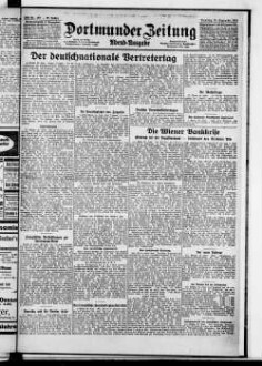 Dortmunder Zeitung. 1874-1939