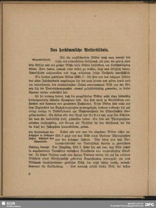 Die Atelierkunst der sechziger und siebziger Jahre. Echtheit des Materials