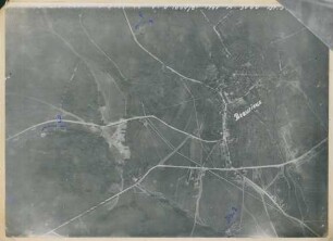 Foto der Stellungen bei Beaurieux (Luftbild)
