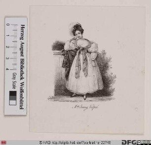 Bildnis Françoise-Fanny Vausgien Vertpré, gen. Jenny V., verehel. Carmouche