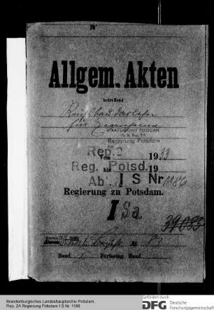 Reichsbaudarlehen für Eigenheime