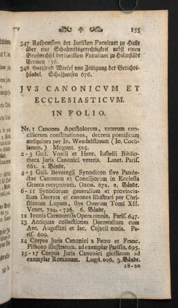 155-172, Jus Canonicum et Ecclesiasticum