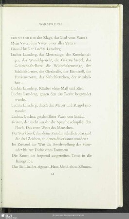 Vorspruch