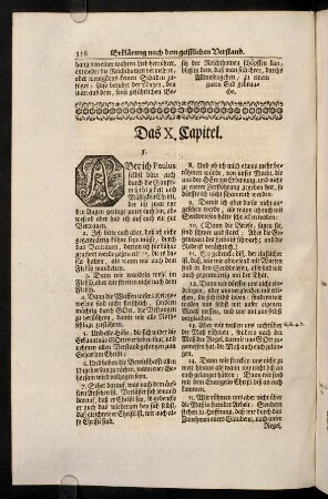 358-370, Das X. Capitel