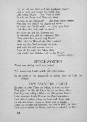 Sprichwörter
