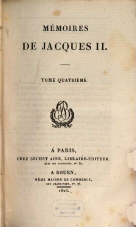 Mémoires de Jacques II., 4