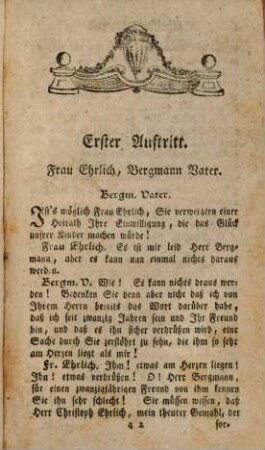 Christoph Ehrlich : Ein Lustspiel in einem Aufzuge