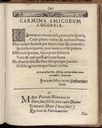 Carmina Amicorum Lugubria