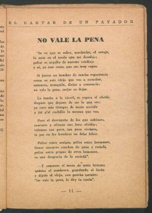No vale la pena