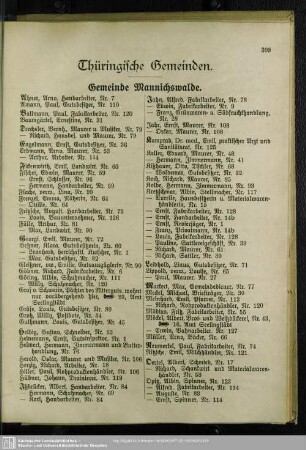 Thüringische Gemeinden