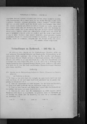 Verhandlungen zu Harderwyk. - 1362 Okt. 24.
